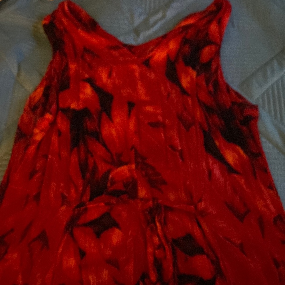 American Angel Ruffled Red Wine Dress